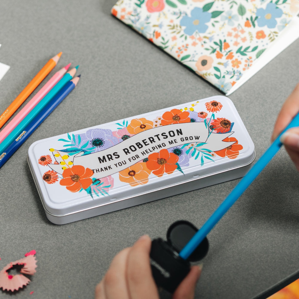 Personalised Favourite Teacher Pencil Case Gift
