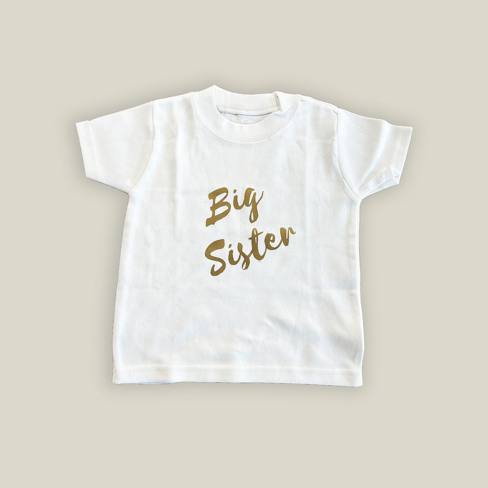 SAMPLE 6-12 Months 'Big Sister' T-shirt