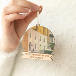 Personalised New Home Christmas Bauble DecorationClouds and Currents