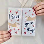 Personalised Love Your Hugs Anniversary Card