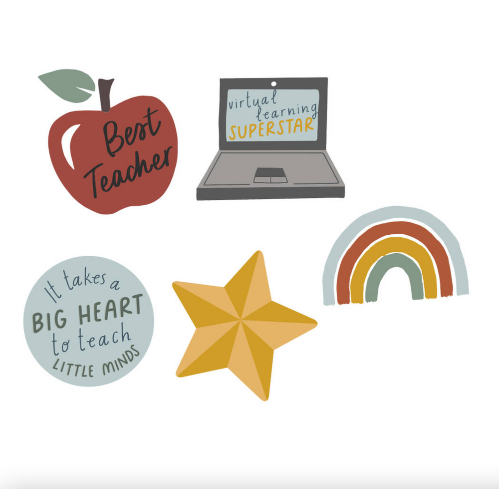 Personalised Thank You Teacher Magnet Gift Set