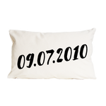 Wedding Date Cushion by Clouds & Currents