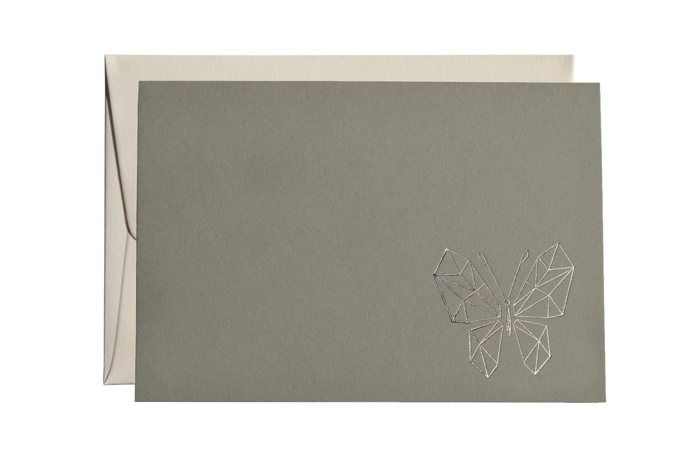 Geometric Butterfly Card by Clouds & Currents