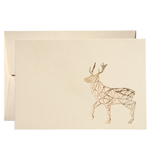 Set Of 50 Geometric Reindeer Cards (PPSG-03) by Clouds and Currents