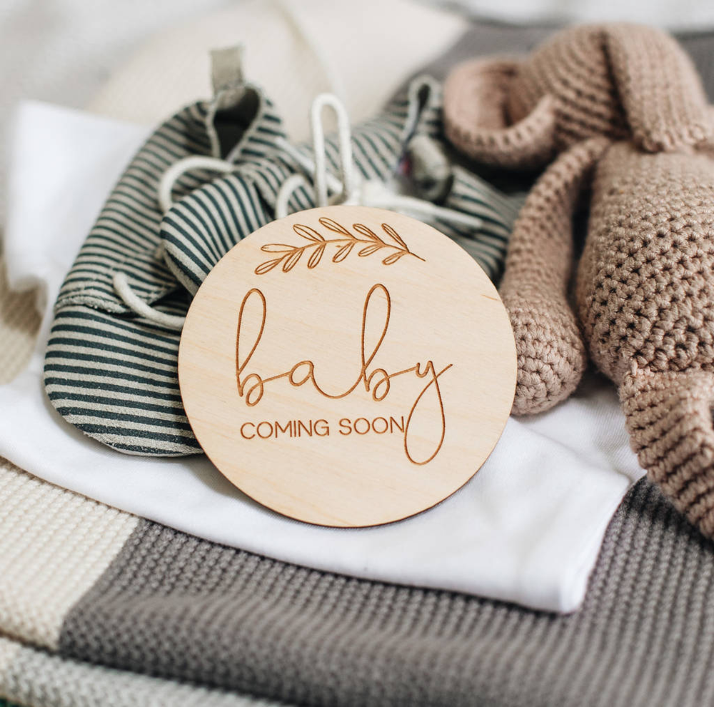 Pregnancy Bump Milestone Tokens by Clouds & Currents