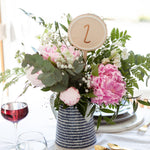 Circular Wedding Table Numbers by Clouds & Currents
