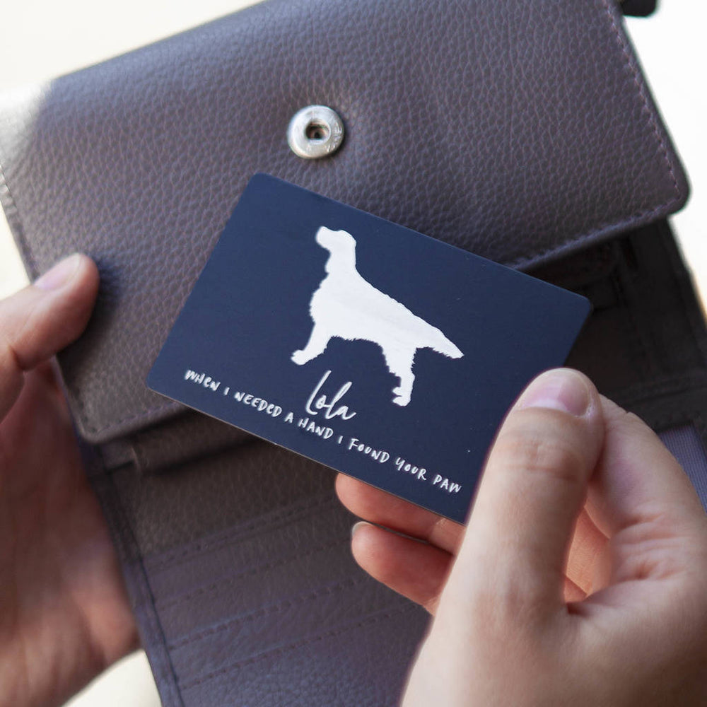 Pet Keepsake Wallet Card by Clouds and Currents