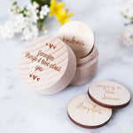 Personalised Reasons I Love You Token Box by Clouds and Currents