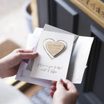 Luxury Save The Date Heart Magnet Cards