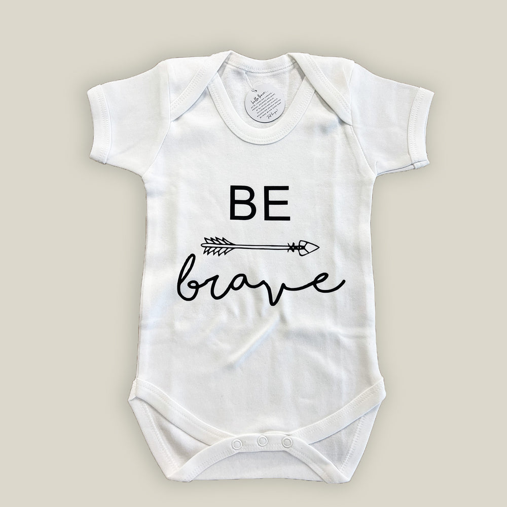 SAMPLE 3-6 Months 'Be Brave' Baby Grow