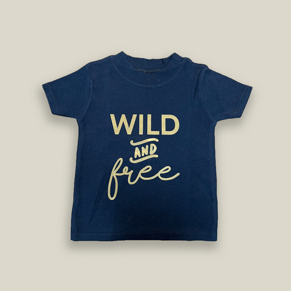 SAMPLE 6-12 M 'Wild and Free' T-shirt