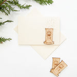 Set Of 50 Festive Door Cards (PPSW-02) by Clouds & Currents