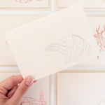 Set Of 50 Geometric Hare Cards (PPSG-02) by Clouds & Currents