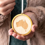 Christmas Country Map Bauble