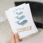 New Family Whale Pod Card by Clouds and Currents
