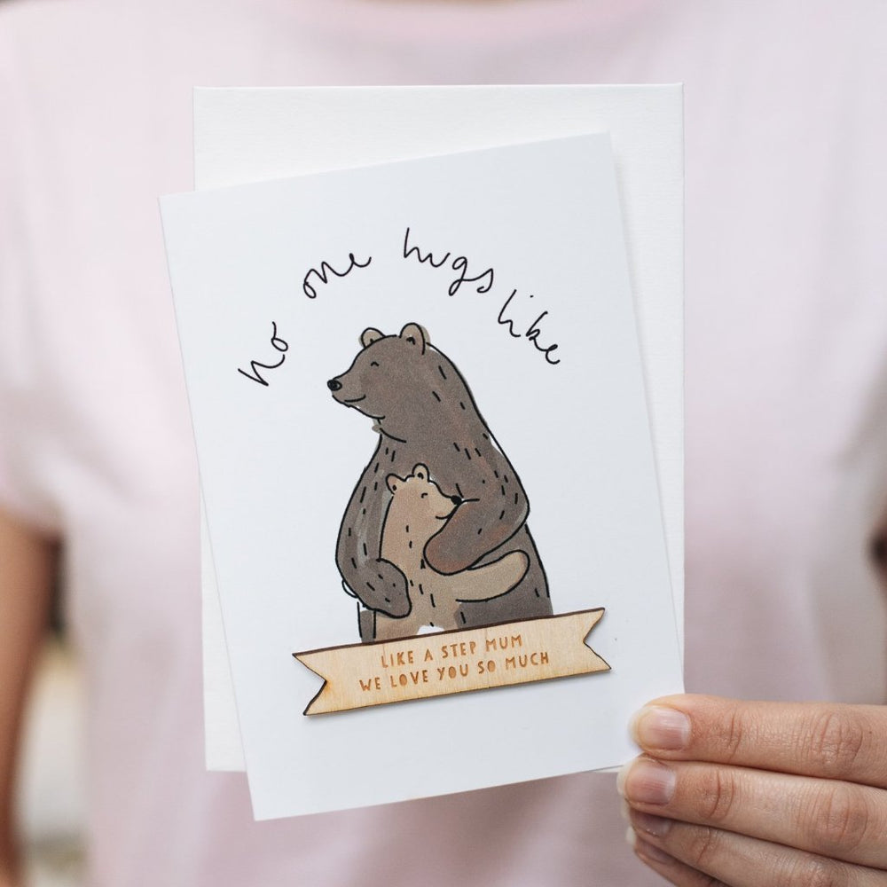 Best Hugs Bear Card by Clouds and Currents