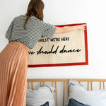 We Should Dance Fabric Wall Art Banner by Clouds and Currents