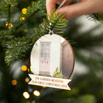 Personalised New Home Christmas Bauble Decoration by Clouds and Currents