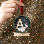 Personalised Initial First Christmas Decoration by Clouds & Currents
