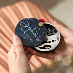 Personalised Luxury First Christmas Bauble by Clouds & Currents