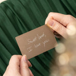Handwriting Wallet Card by Clouds and Currents