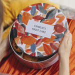 Personalised Autumn Leaves Cake Tin by Clouds and Currents