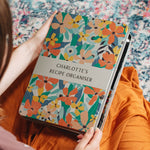 Personalised Floral Kitchen Recipe Organiser by Clouds and Currents