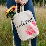 Holi'Yay' Tote Bag and Makeup Bag Set by Clouds & Currents