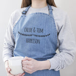 Couples Denim Apron by Clouds and Currents