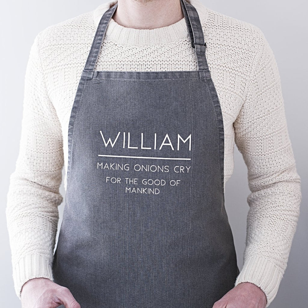 BBQ Name Apron by Clouds and Currents