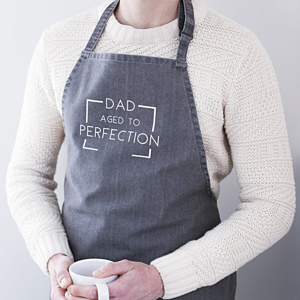 Aged To Perfection Personalised Dads Apron by Clouds and Currents