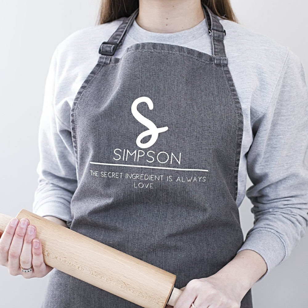 Couples Initial Apron