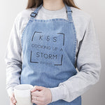 Couples Est. Denim Apron by Clouds and Currents