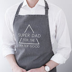 Super Dad Denim Apron by Clouds and Currents