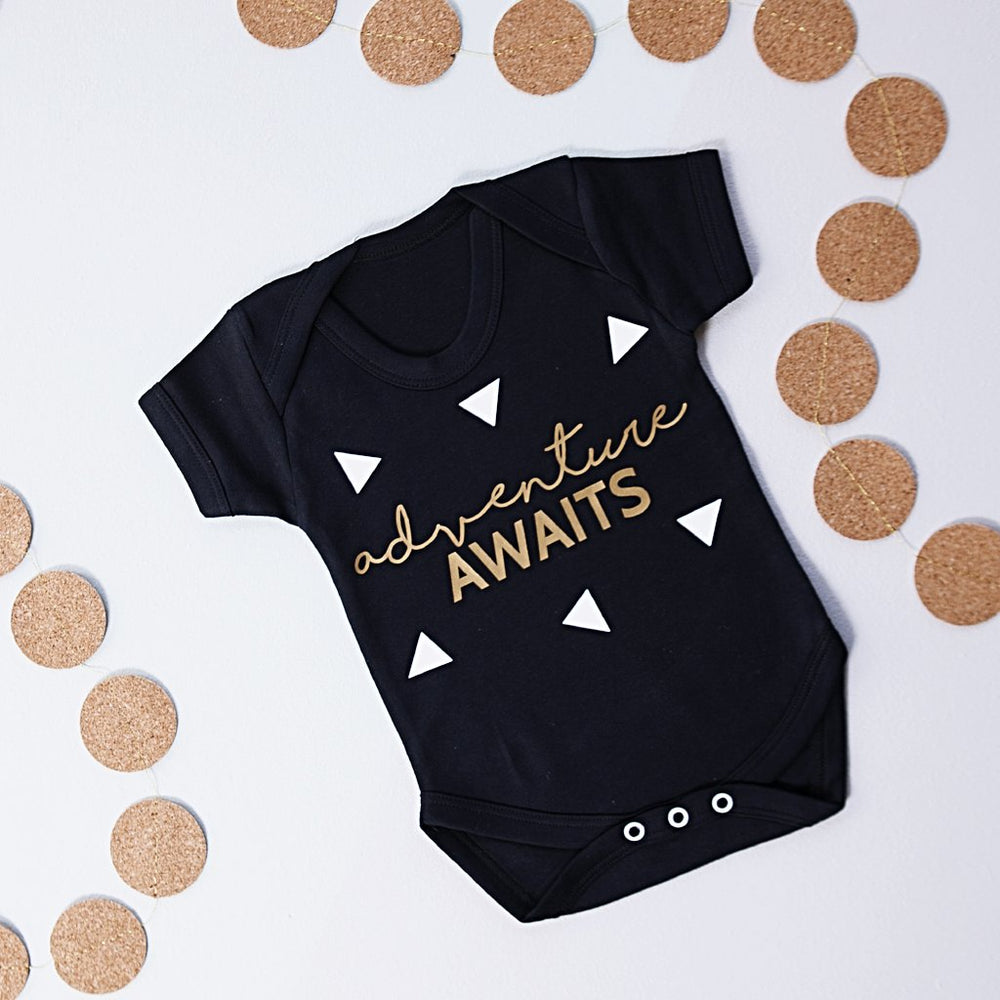 Adventure Awaits Baby Grow Bodysuit by Clouds and Currents