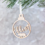 Personalised Bear Bauble by Clouds and Currents