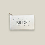 SAMPLE 'Bride' Silver Design Makeup Bag