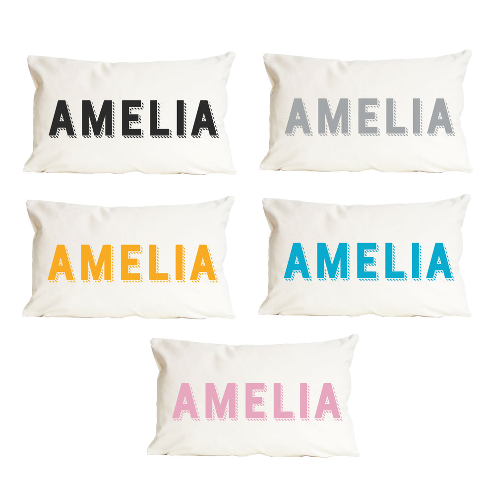 Personalised Name Modern Cushion by Clouds &  Currents