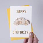 Birthday Car Badge Card by Clouds & Currents