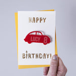 Birthday Car Badge Card by Clouds and Currents