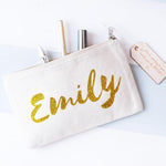 Name Makeup Bag by Clouds and Currents
