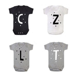 Personalised Initial First Christmas Baby Bodysuit by Clouds & Currents