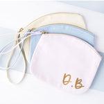 Initials Pastel Makeup Bag by Clouds and Currents