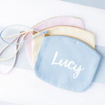 Name Pastel Makeup Bag by Clouds & Currents