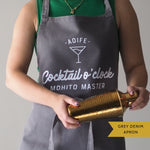 Personalised Cocktail Bar Apron By Clouds and Currents