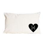 Couples Heart Cushion by Clouds and Currents
