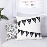 Nursery Bunting Cushion by Clouds & Currents