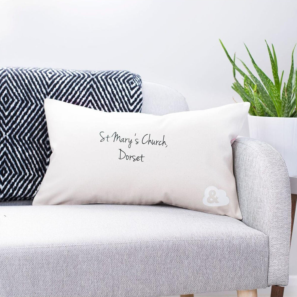 Couples Heart Cushion by Clouds & Currents