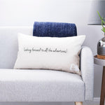 Letter Cushion by Clouds and Currents