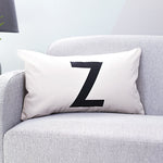 Letter Cushion by Clouds and Currents